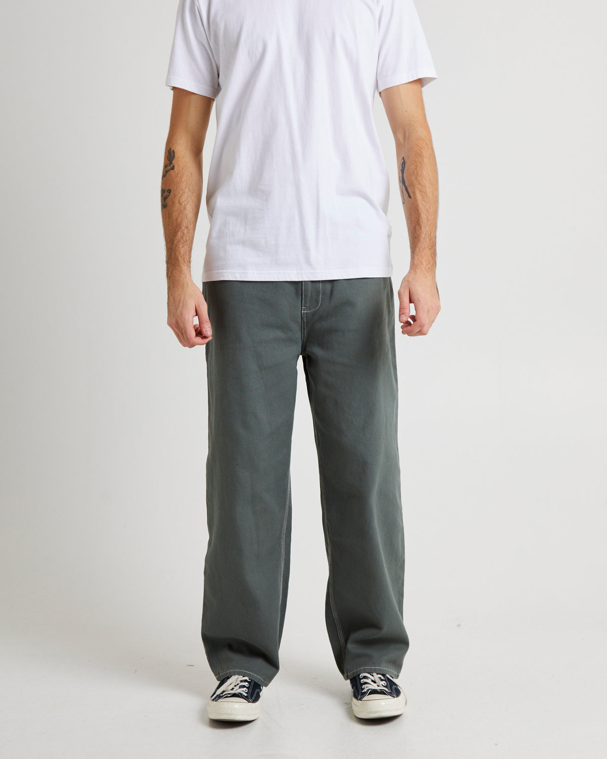 L-Five Relaxed Worker Pant Aircraft Green AIRCRAFT GREEN