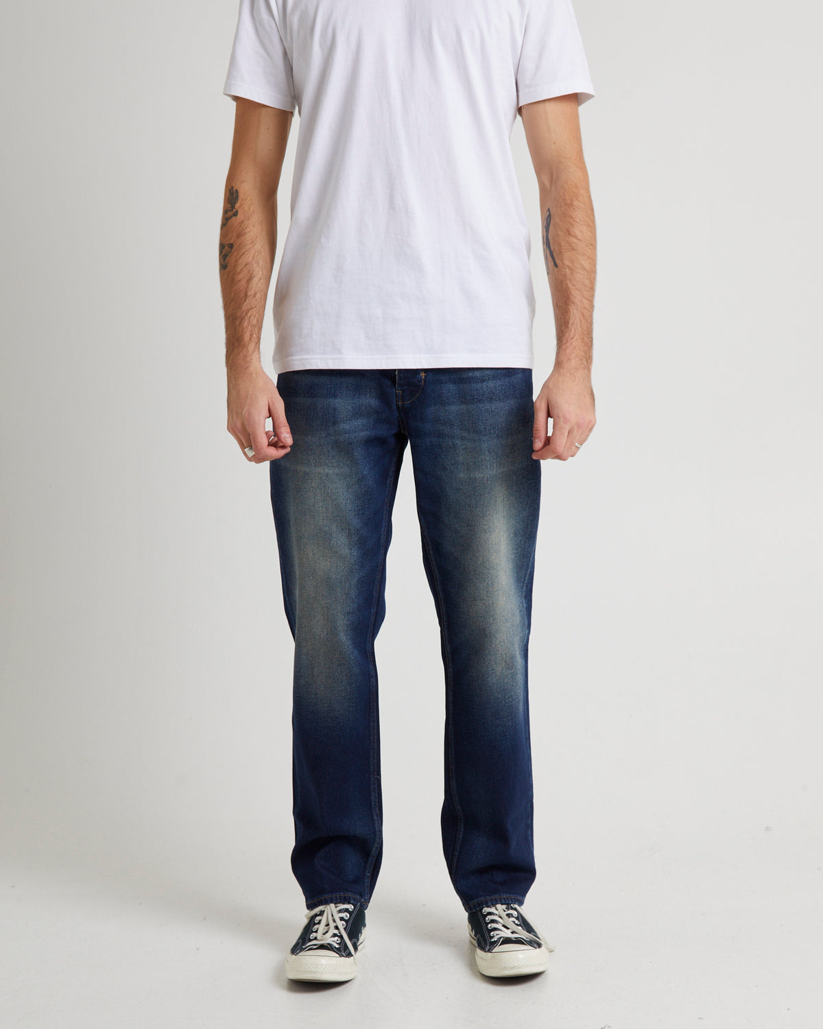 Ray Straight Denim Jeans Astoria COPPER