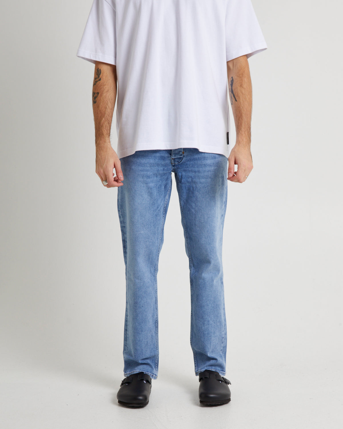 Lou Straight Denim Jeans Valentine MID INDIGO