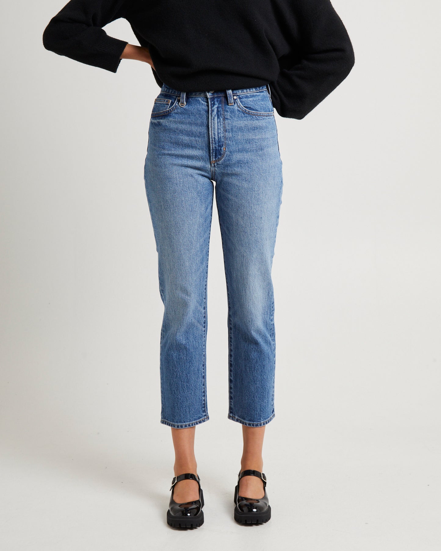 Nico Straight Denim Jeans Ode
