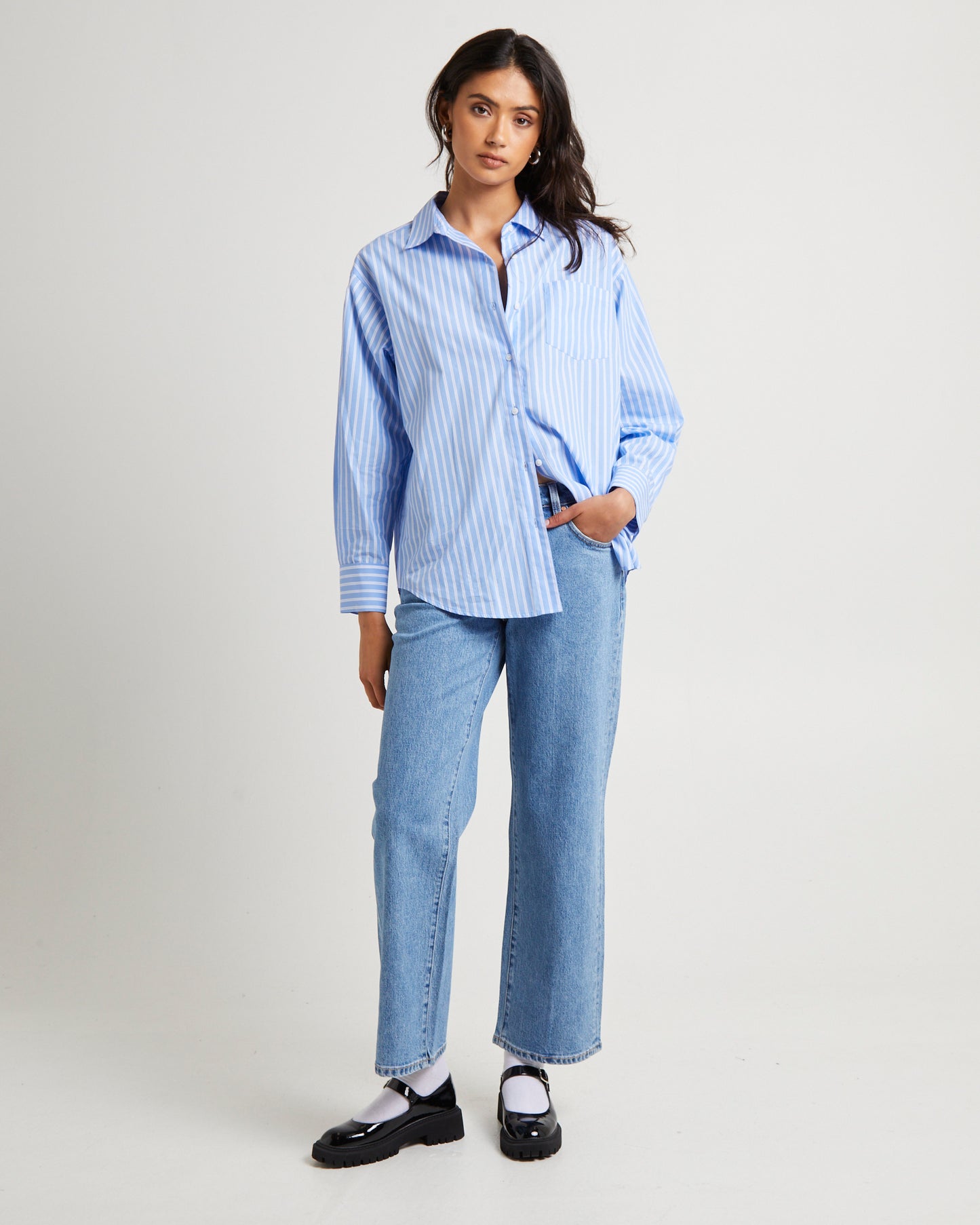 Poppy Poplin Long Sleeve Shirt