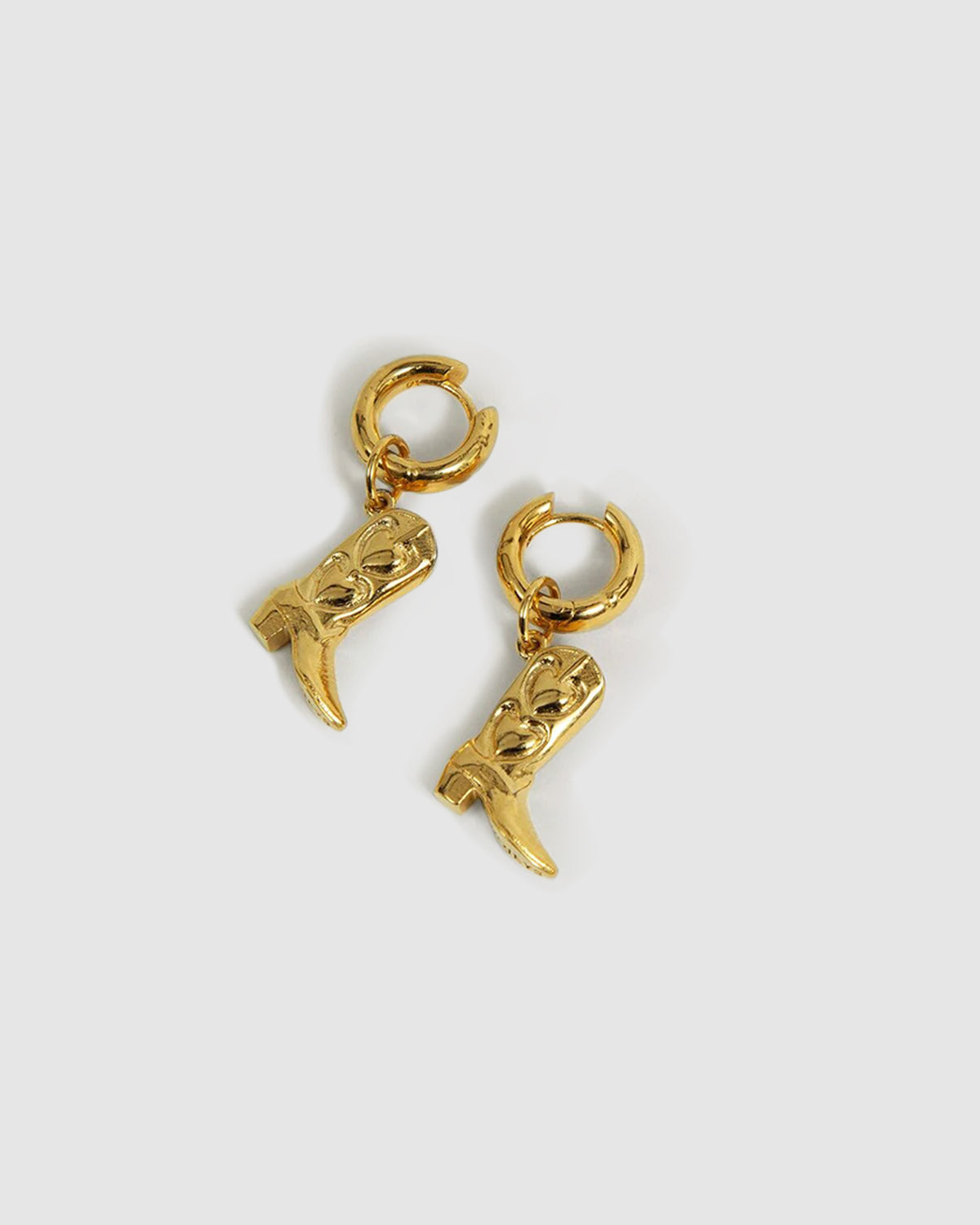 Boots Earrings Gold GOLD