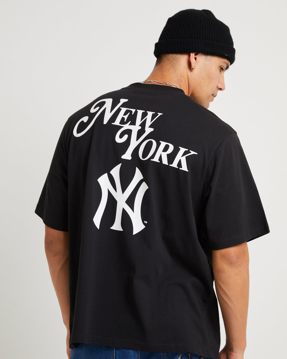 Script Heavyweight T-Shirt BLACK