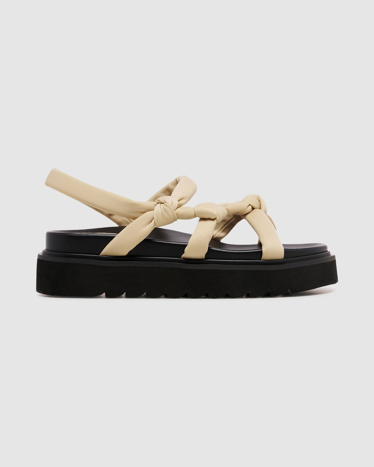 Vibez Flatform Sandals TAUPE