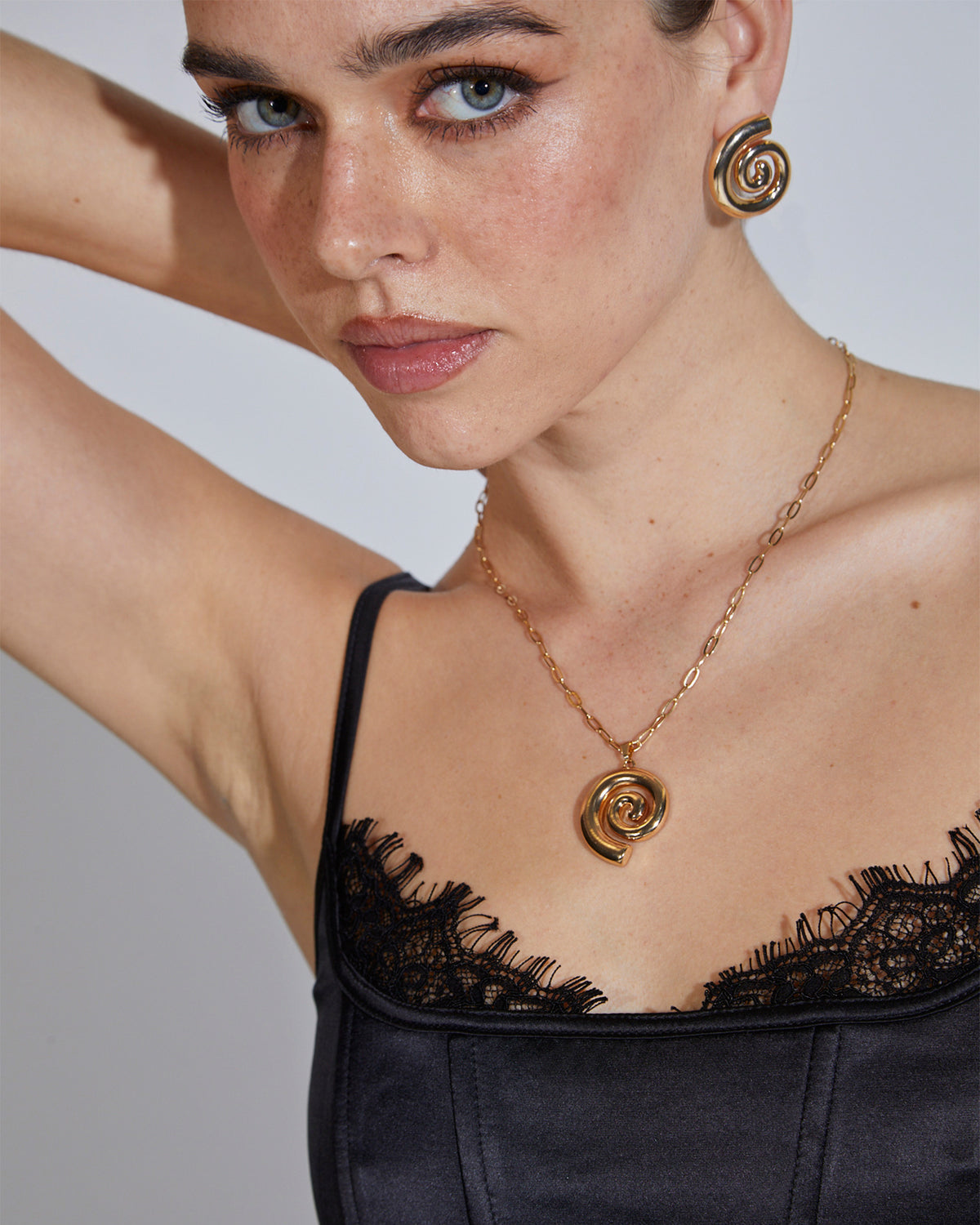 Antiparos Spiral Necklace GOLD