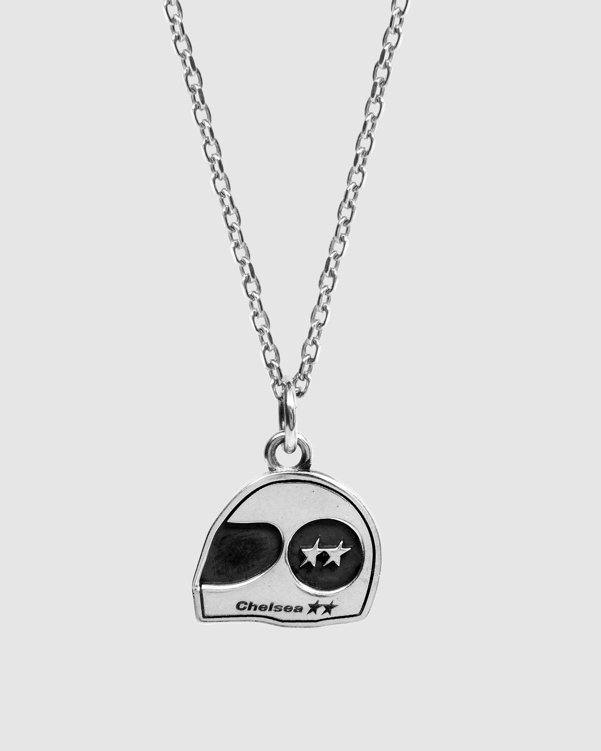 Helmet Necklace SILVER