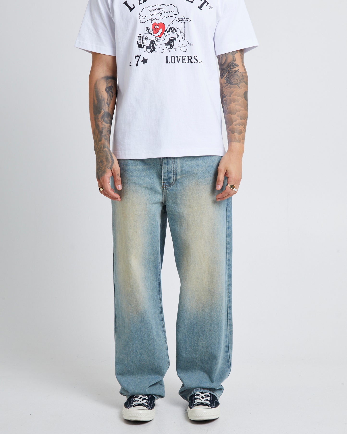 Wale Dirty Wash Denim Jeans