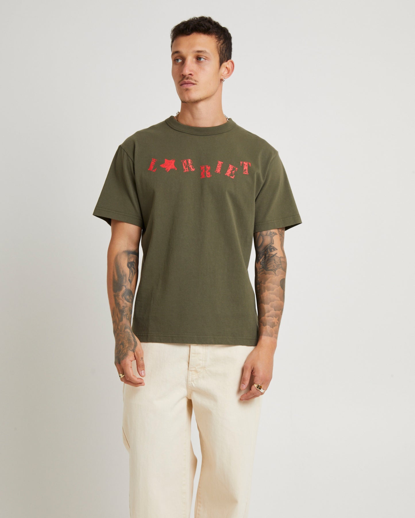 Stencil T-Shirt Army