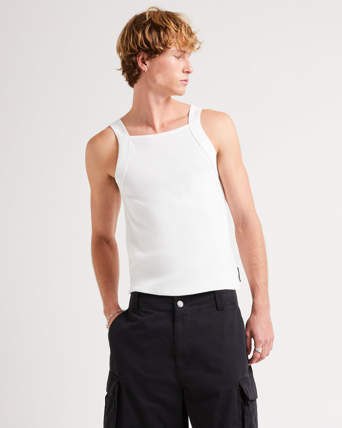 Phoenix Rib Tank WHITE