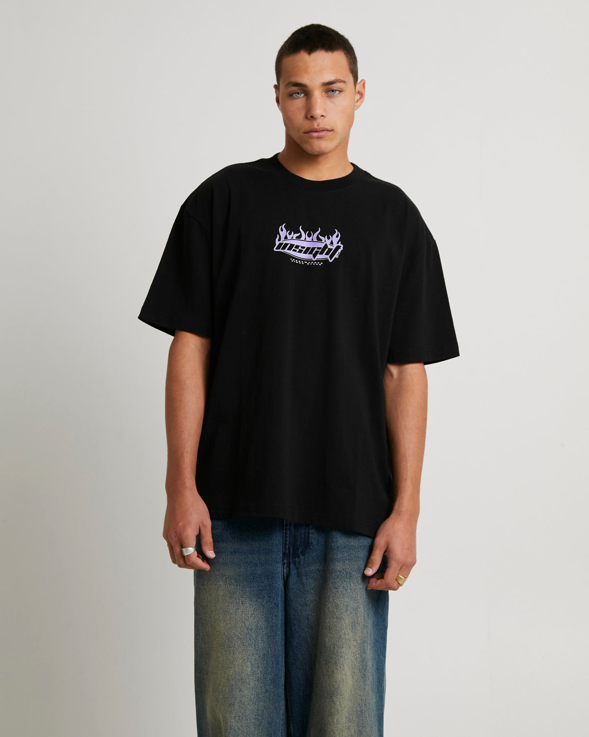 Marked T-Shirt WASHED BLACK