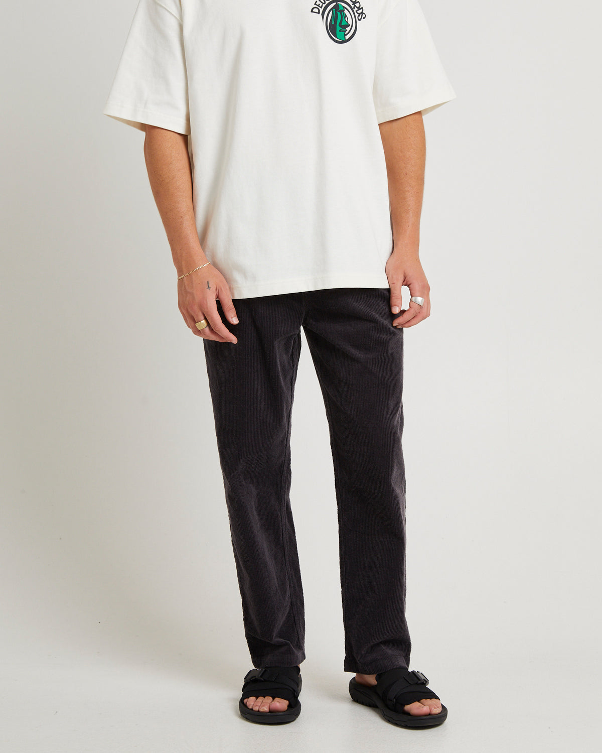 Infinity Cord Beach Pant ANTHRACITE