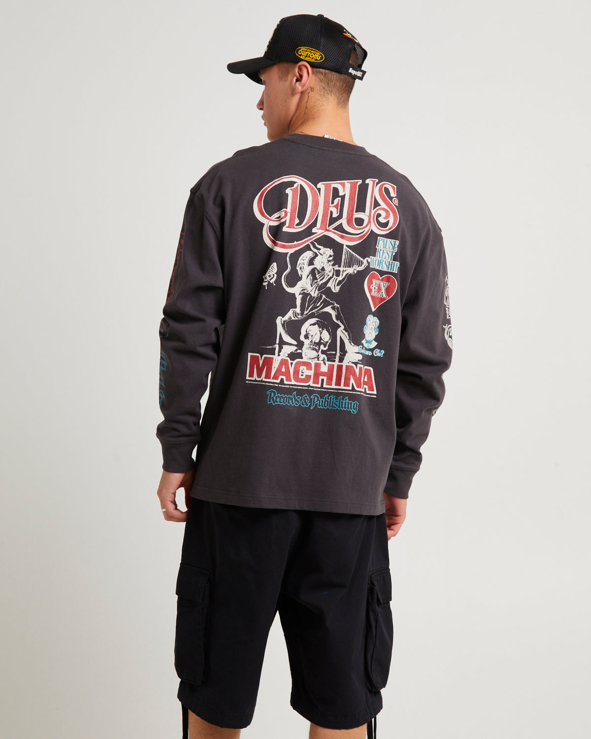 Divine Spark Long Sleeve T-Shirt BLACK