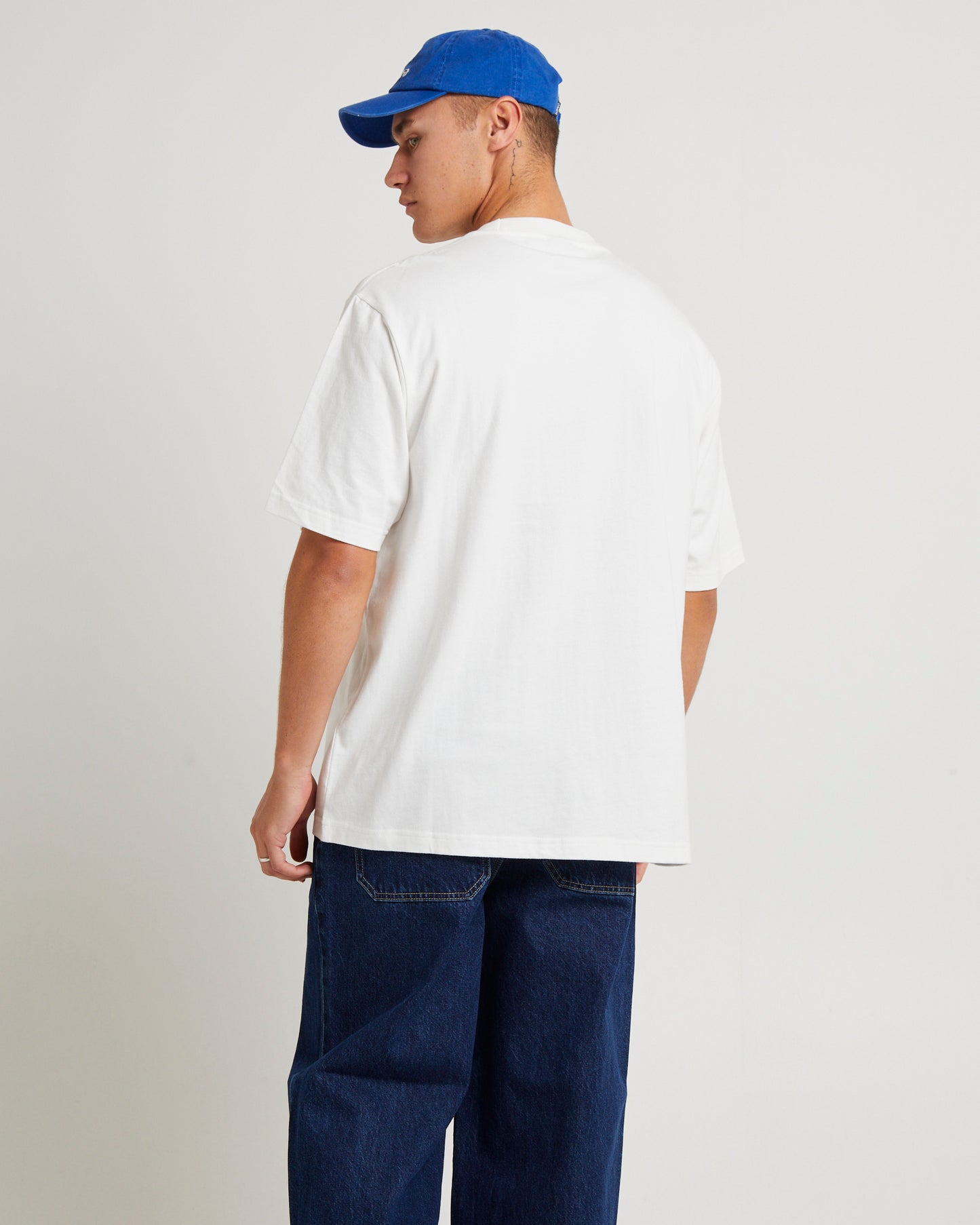 Box Logo Baggy T-Shirt Vintage White