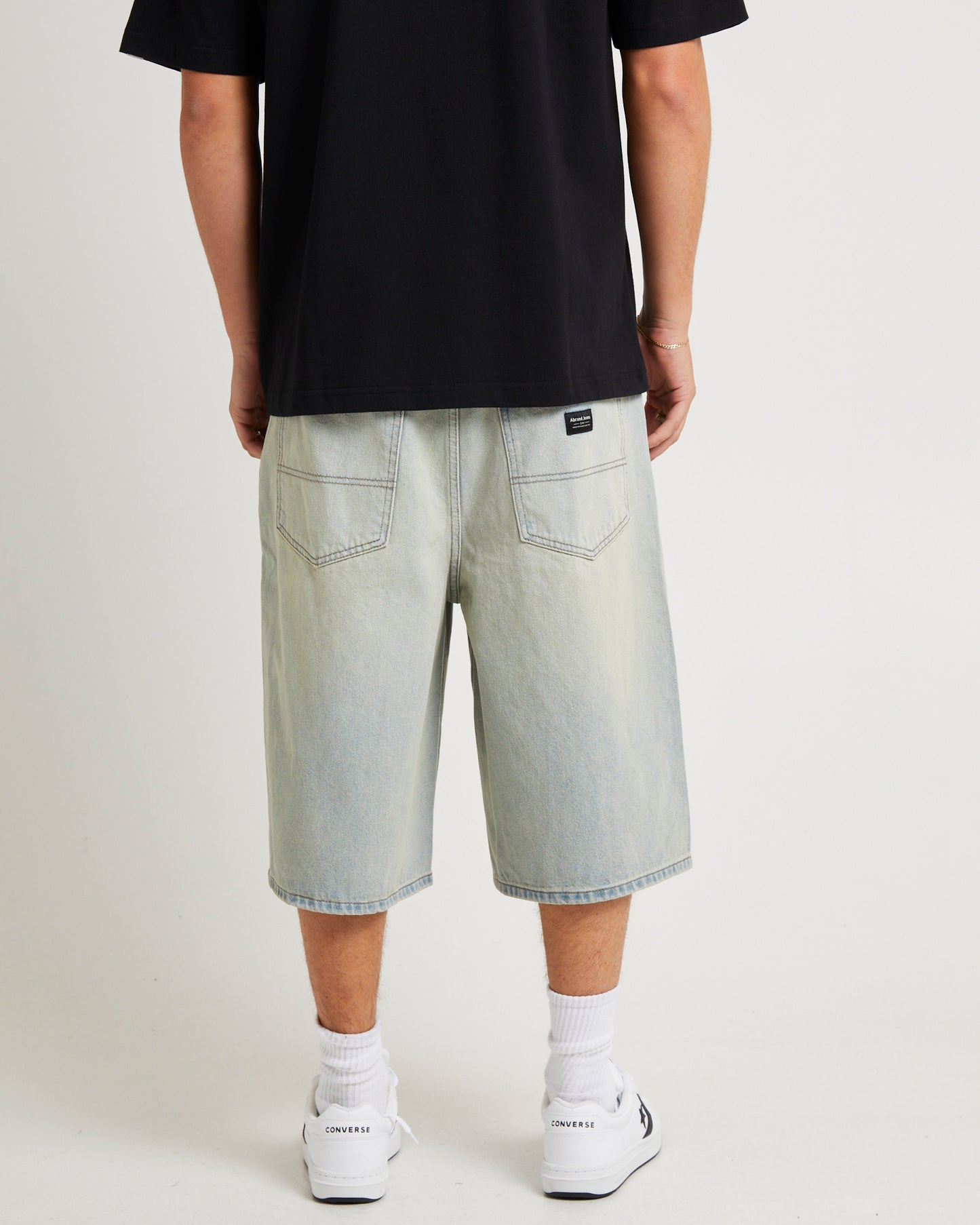 A6 Big Baggy Denim Jorts Milo