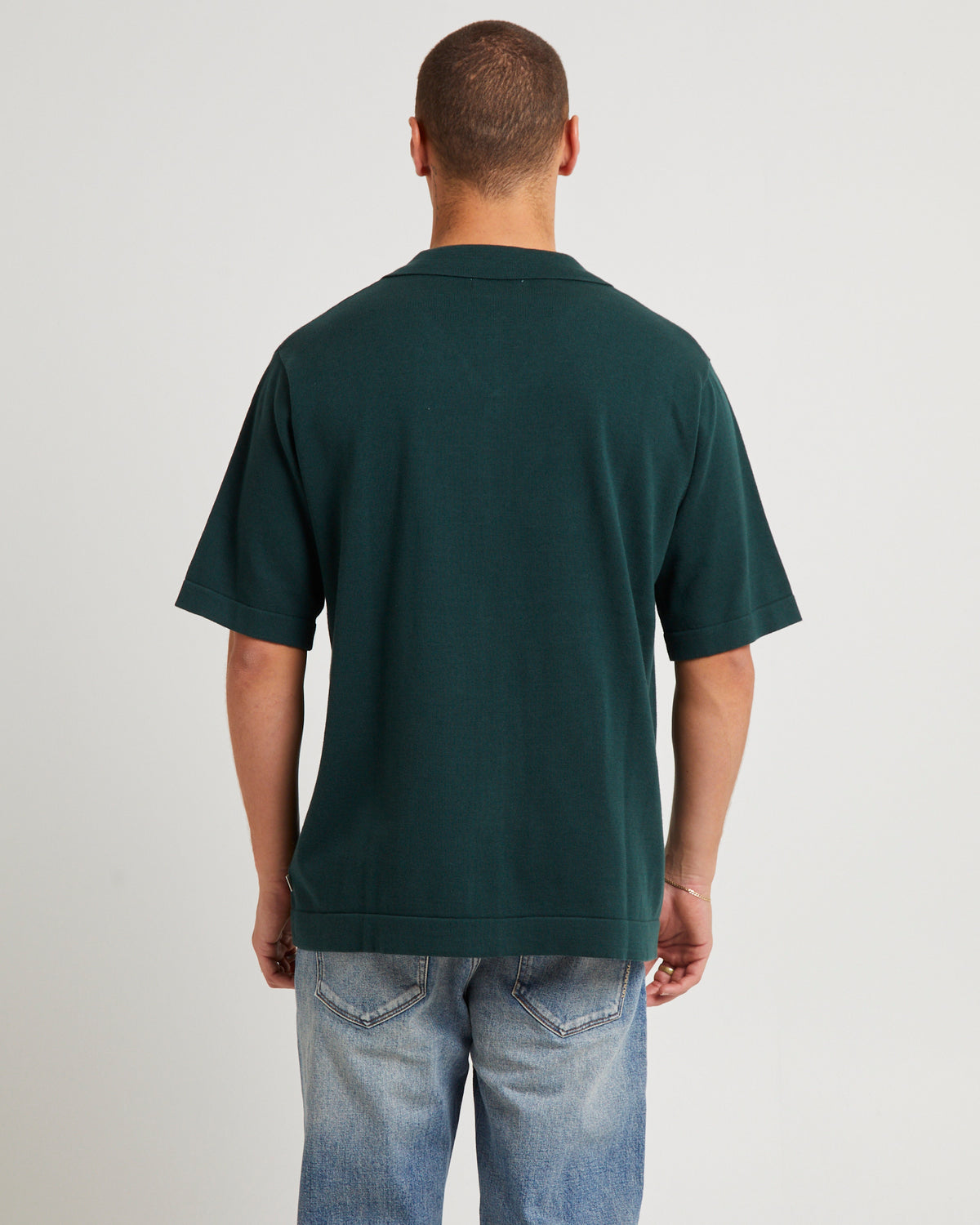 Bowler Knit Classic Shirt THYME