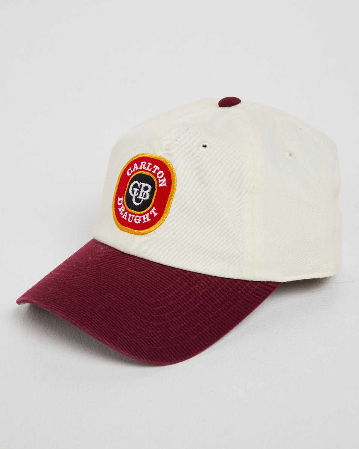Carlton Draft Two-Tone Ball Park Cap IVORY / MAROON