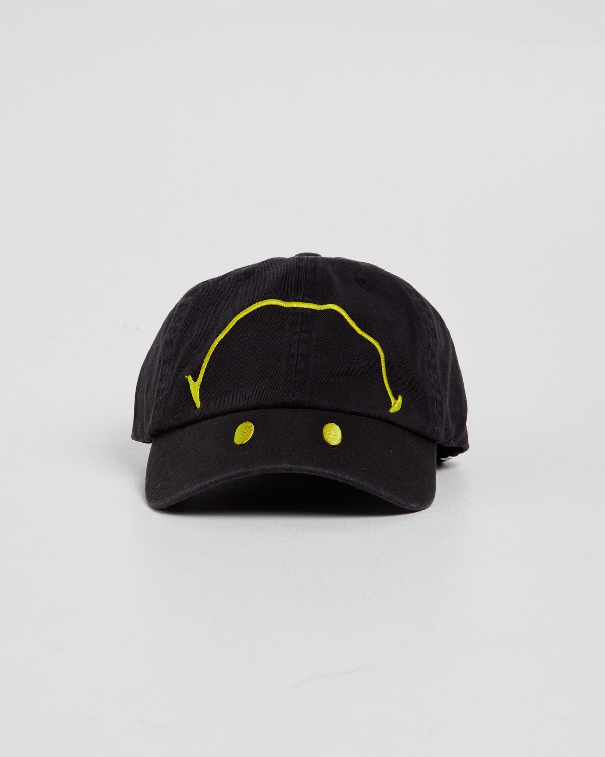 Insight x Smiley Beam Cap WASHED BLACK
