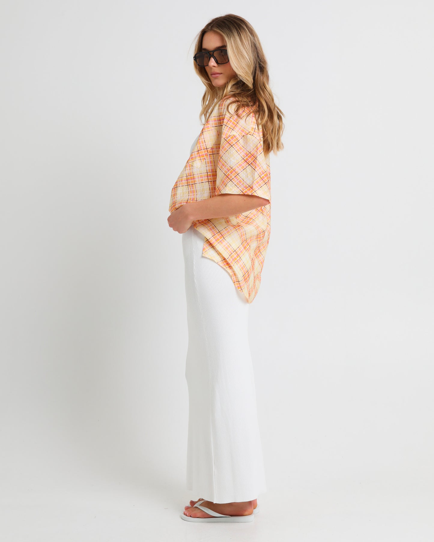Nahla Oversized Check Shirt