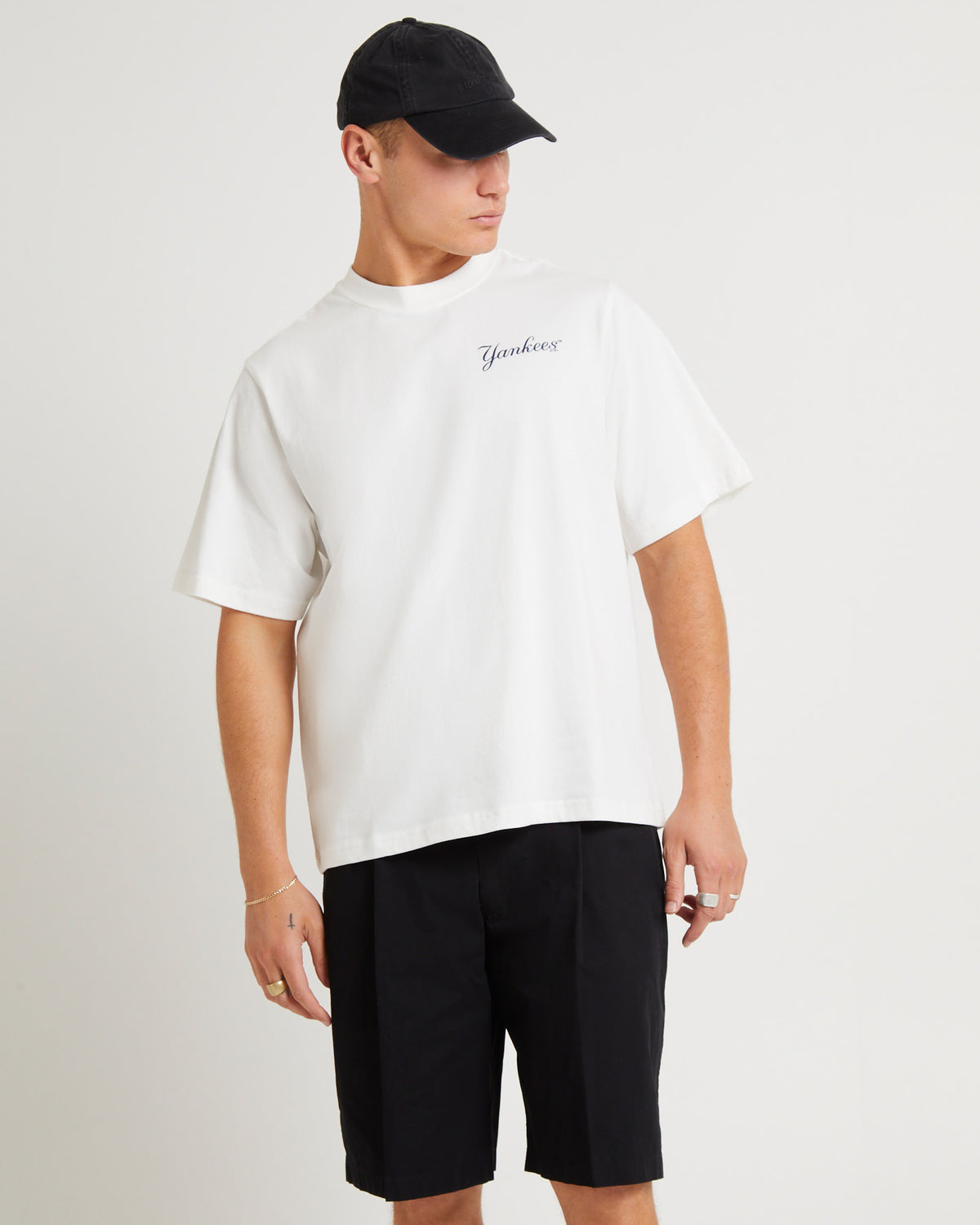 Script Heavyweight T-Shirt WHITE