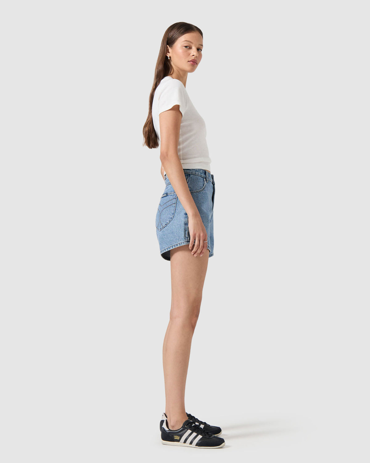 Mirage Denim Shorts Jenna MID VINTAGE BLUE