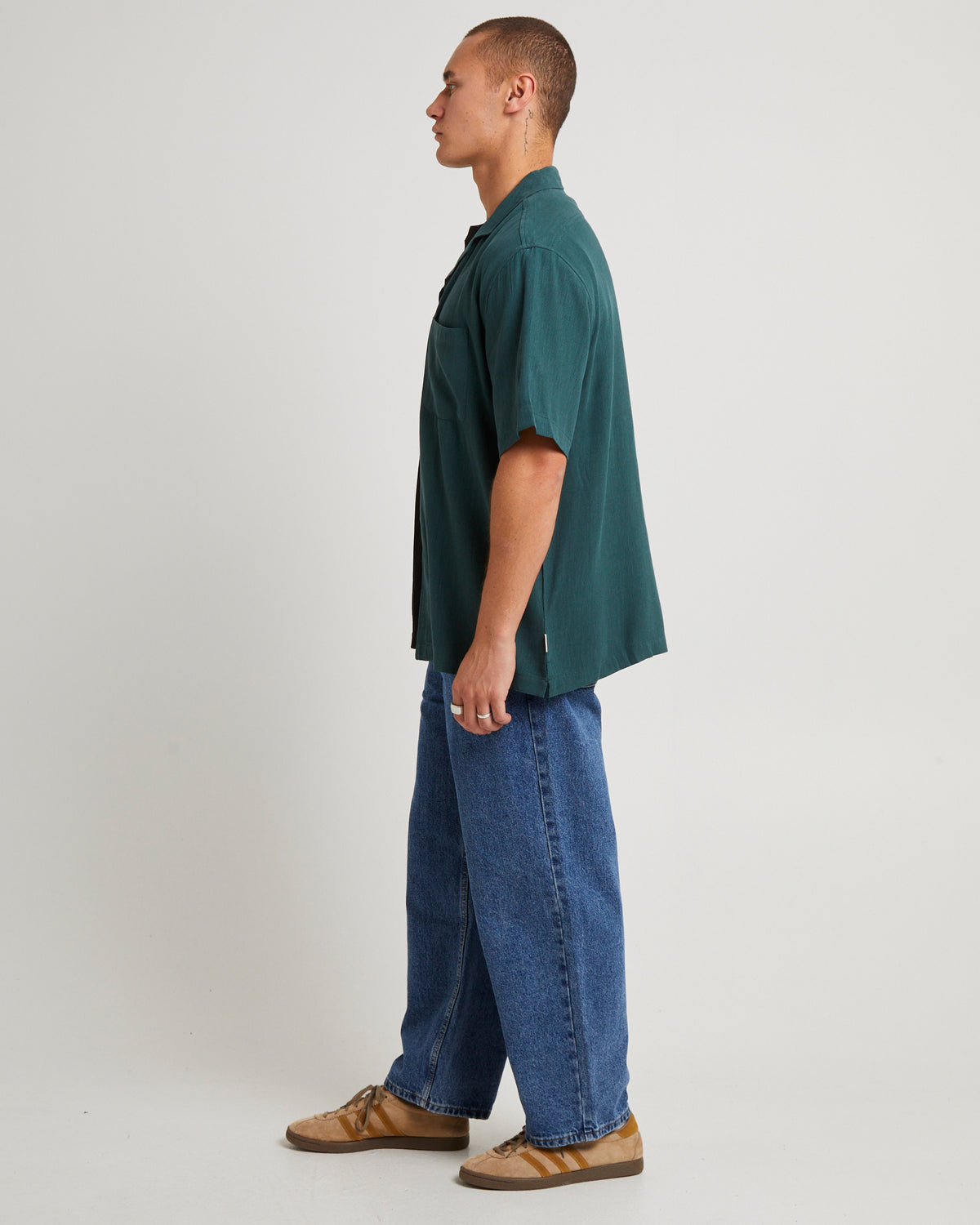 Dion Short Sleeve Resort Shirt TEAL