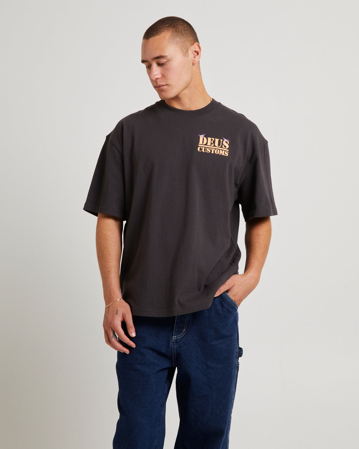 Public Nuisance Short Sleeve T-Shirt ANTHRACITE