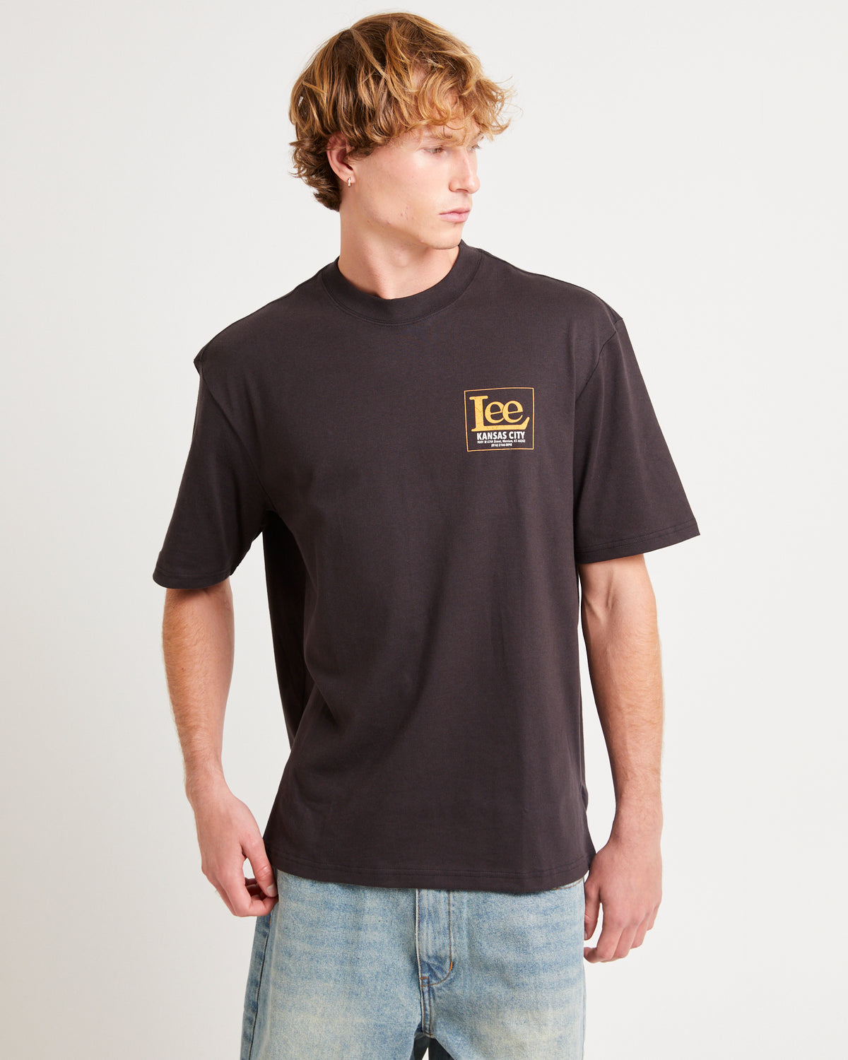 Kansas Tigers Baggy T-Shirt MOUNTAIN BLACK