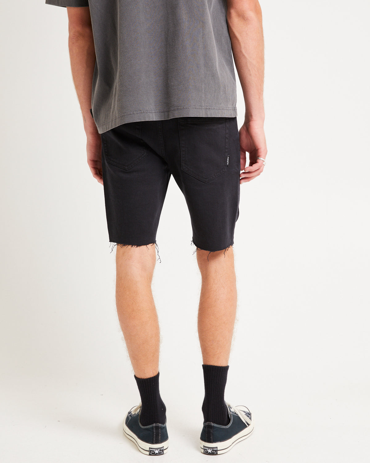 Pistol Denim Shorts BLACK