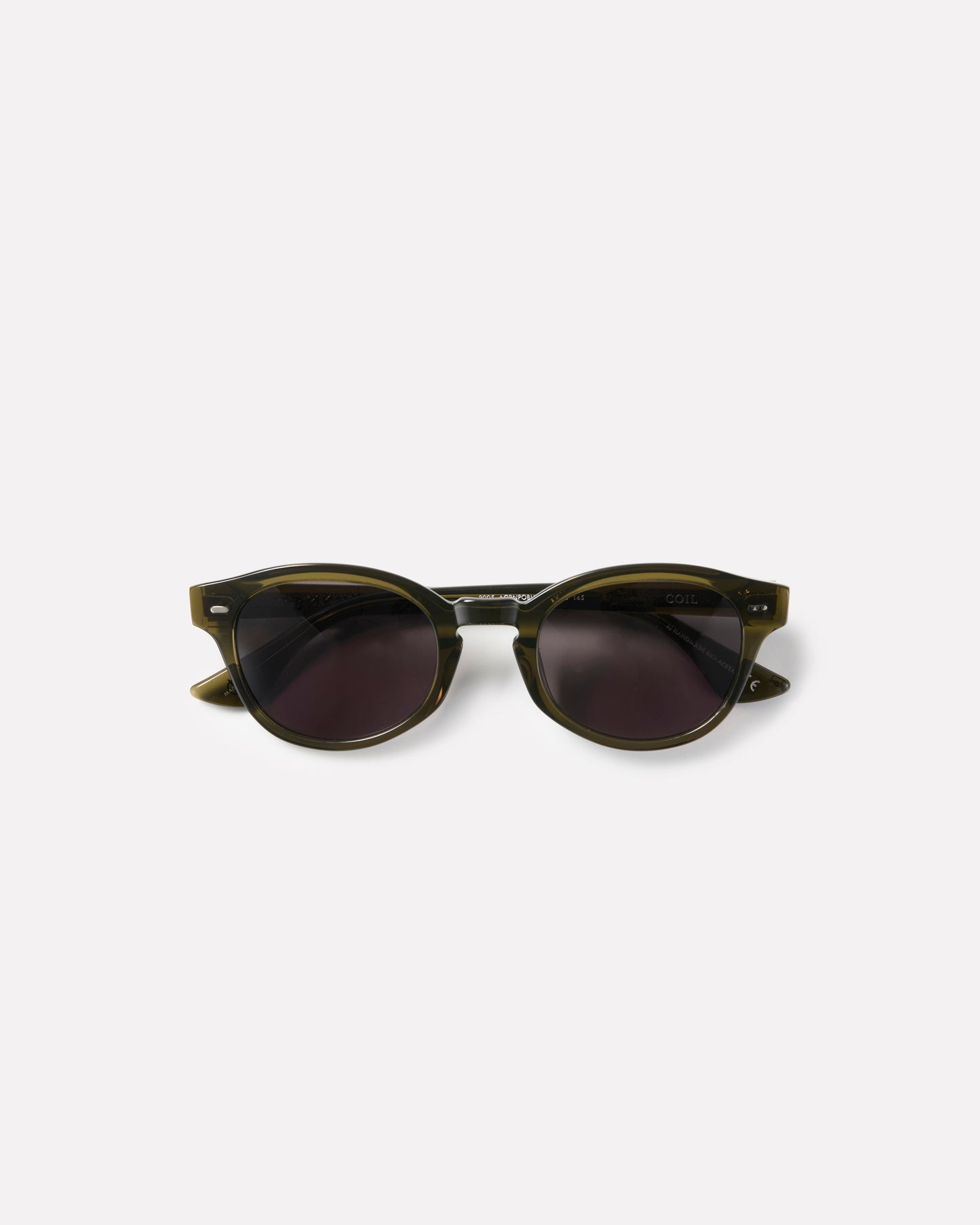 Coil Army Green Polished/Black Sunglasses