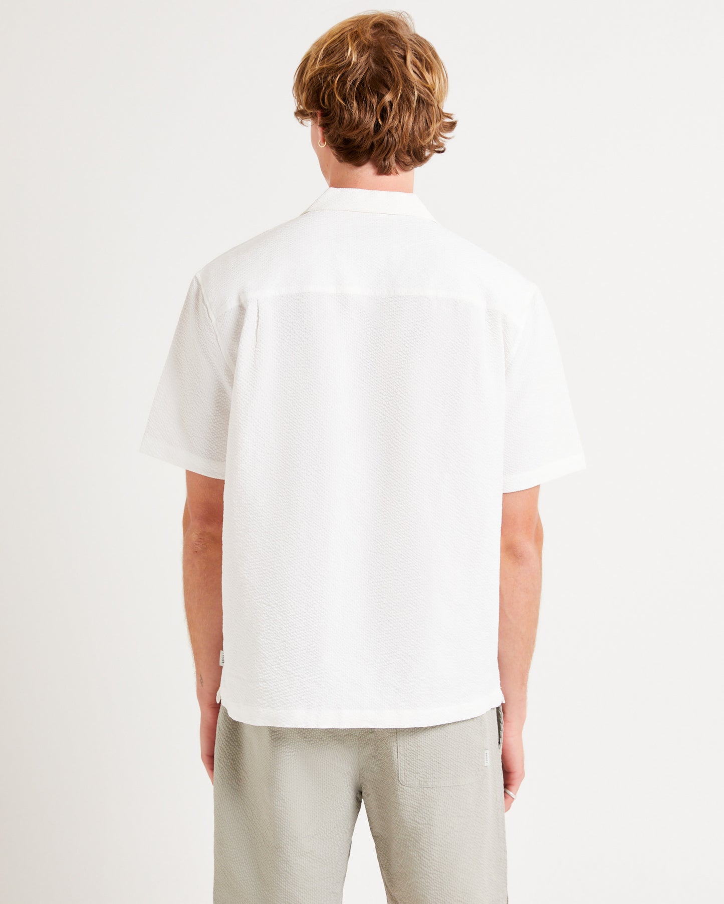 Morrison Seersucker Short Sleeve Resort Shirt