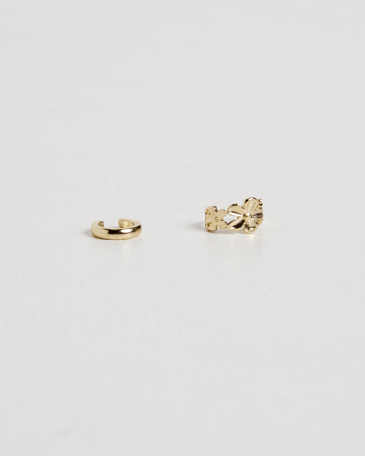 Flora Flower Ear Cuff Pack GOLD