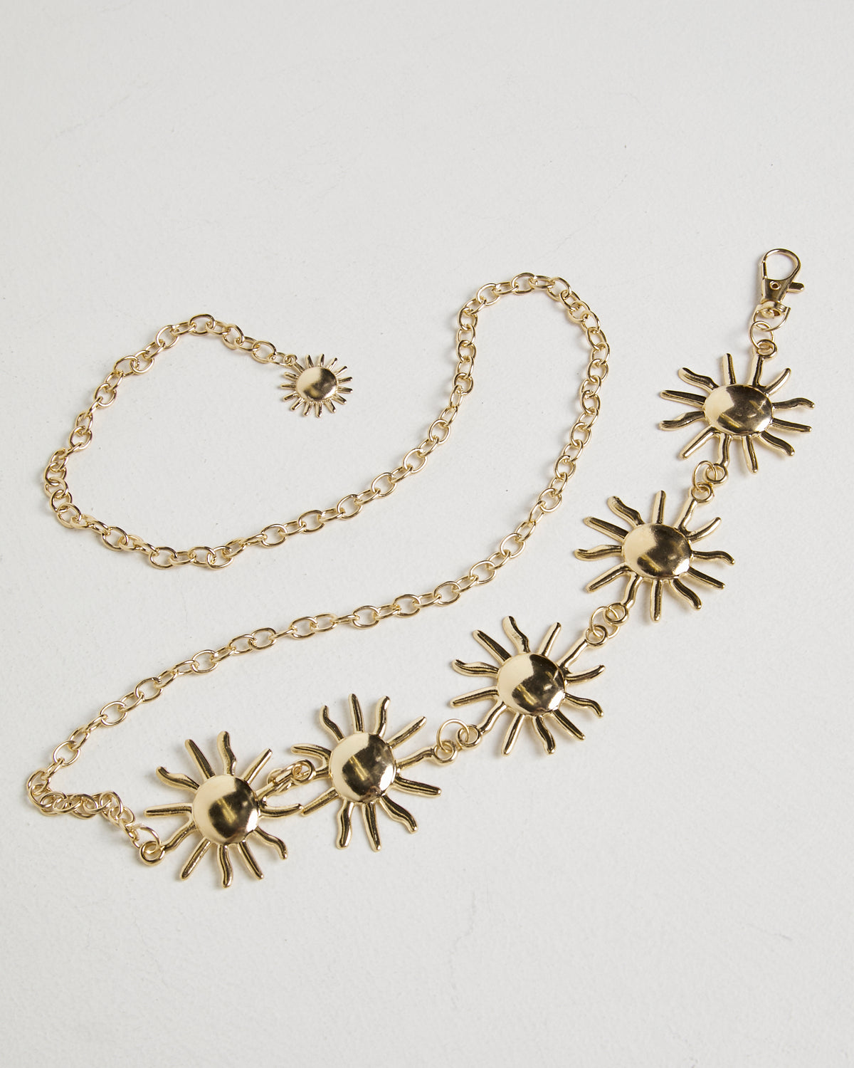Surya Sun Gold Chain Belt GOLD