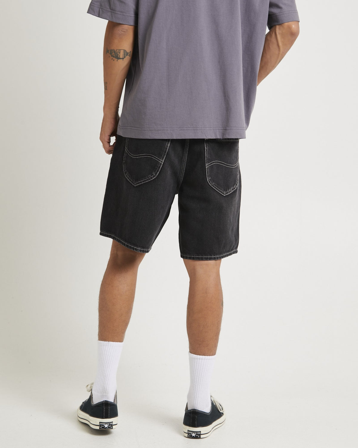 L-Four Baggy Shorts TUNE BLACK