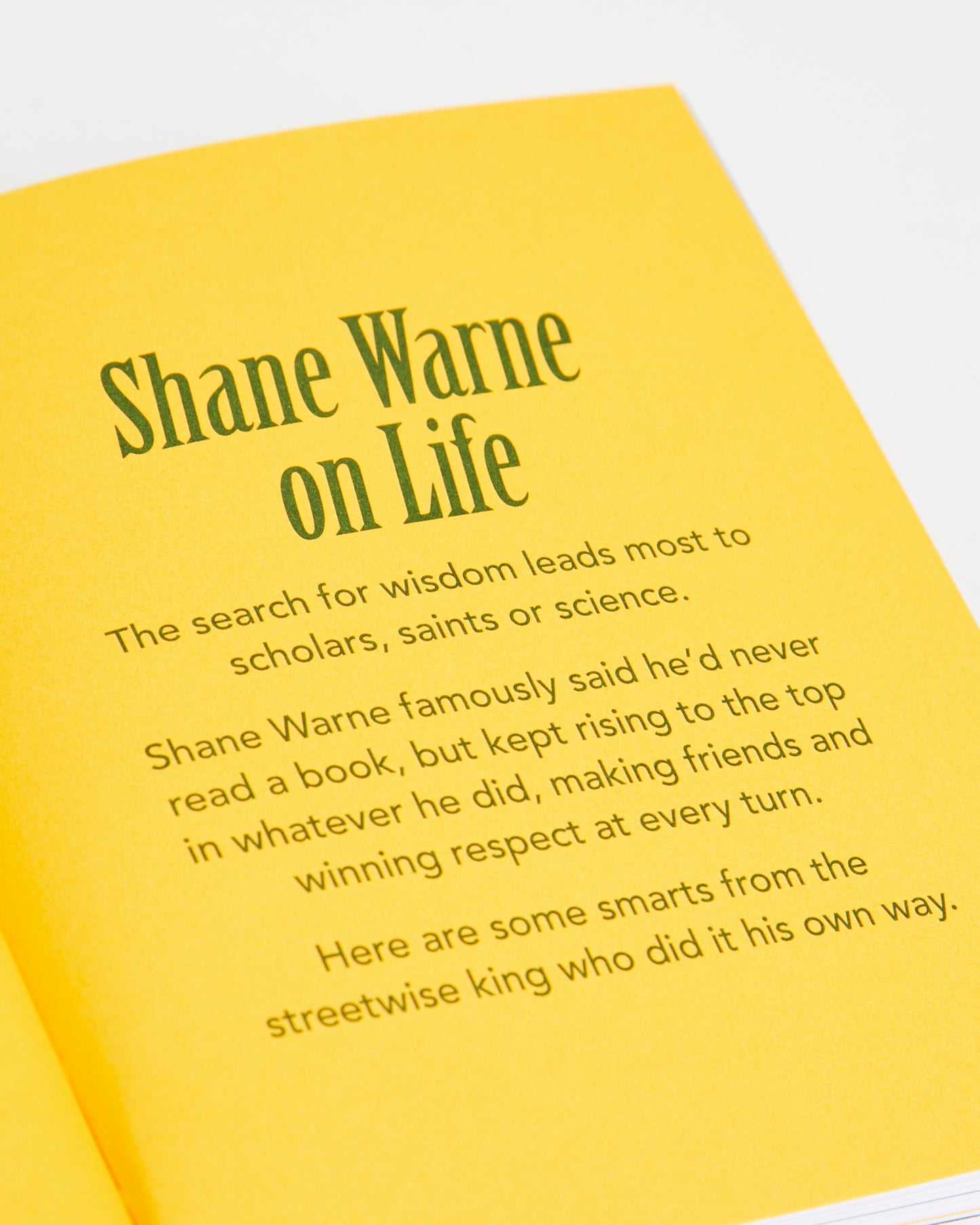 Little Book Of Shane Warne