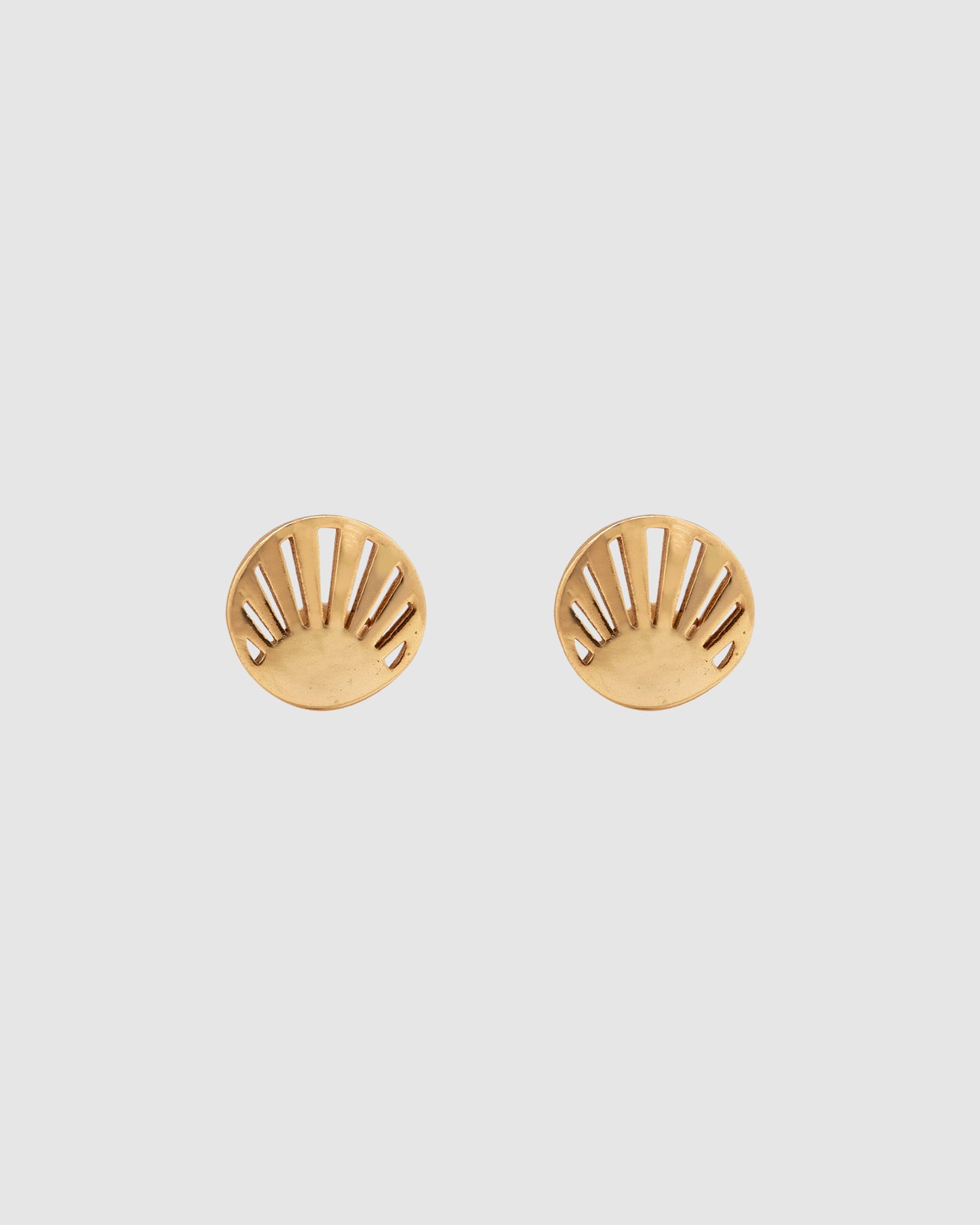 Cutout Sunburst Stud Earrings