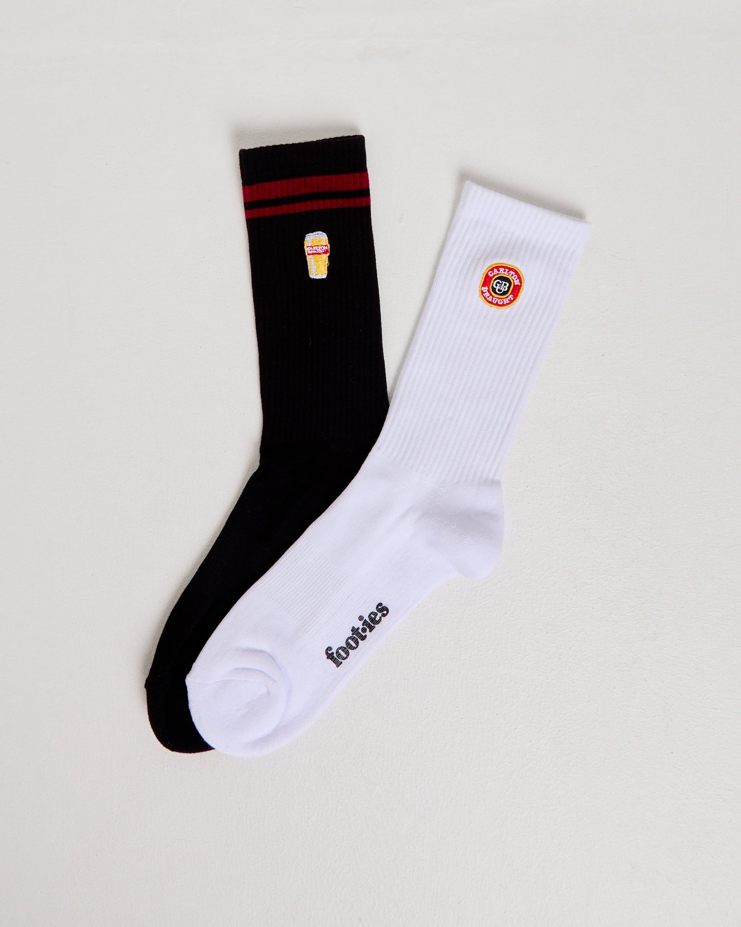 Carlton Draught Micro Pint Sneaker Socks 2 Pack