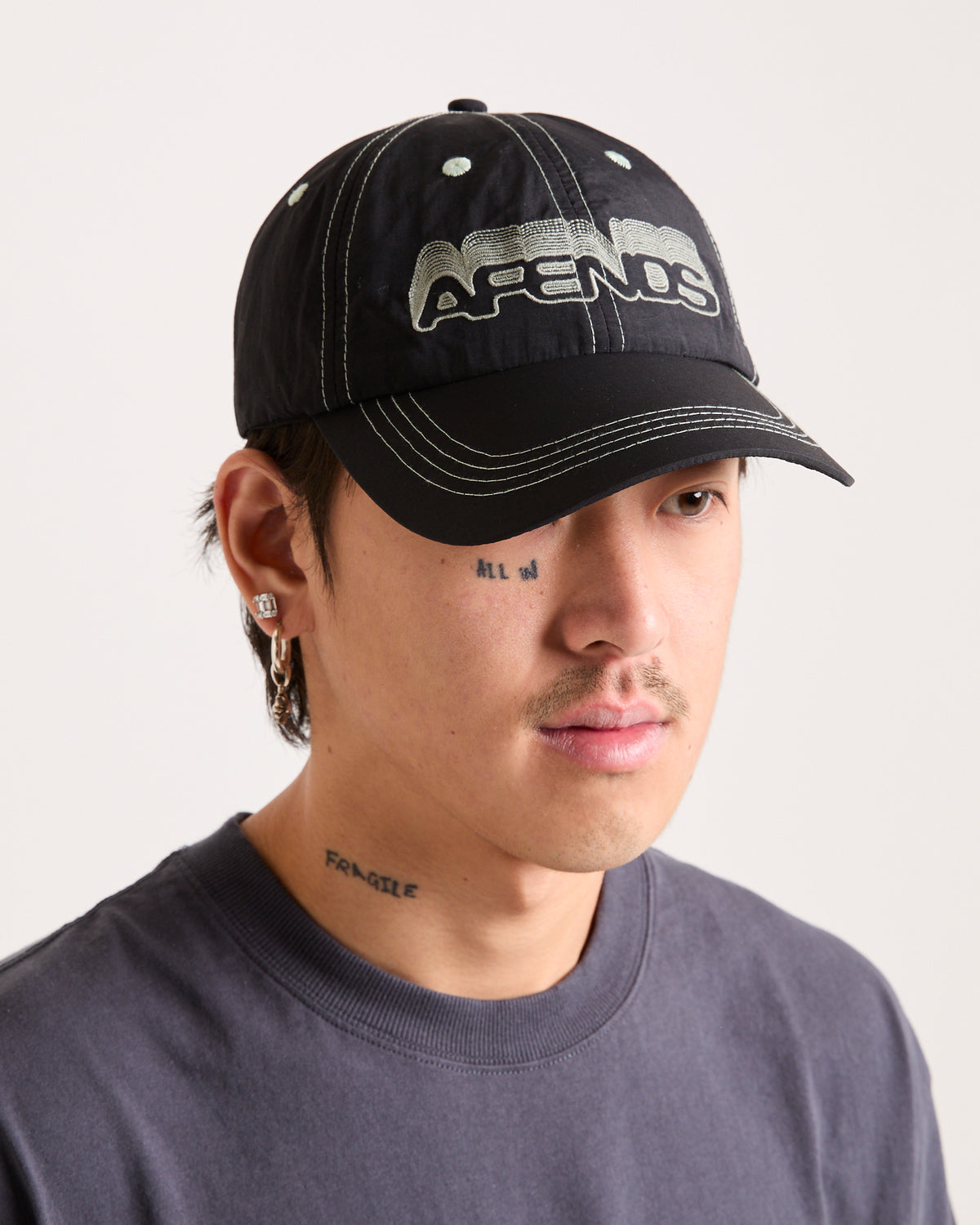 Repeater Six Panel Cap BLACK