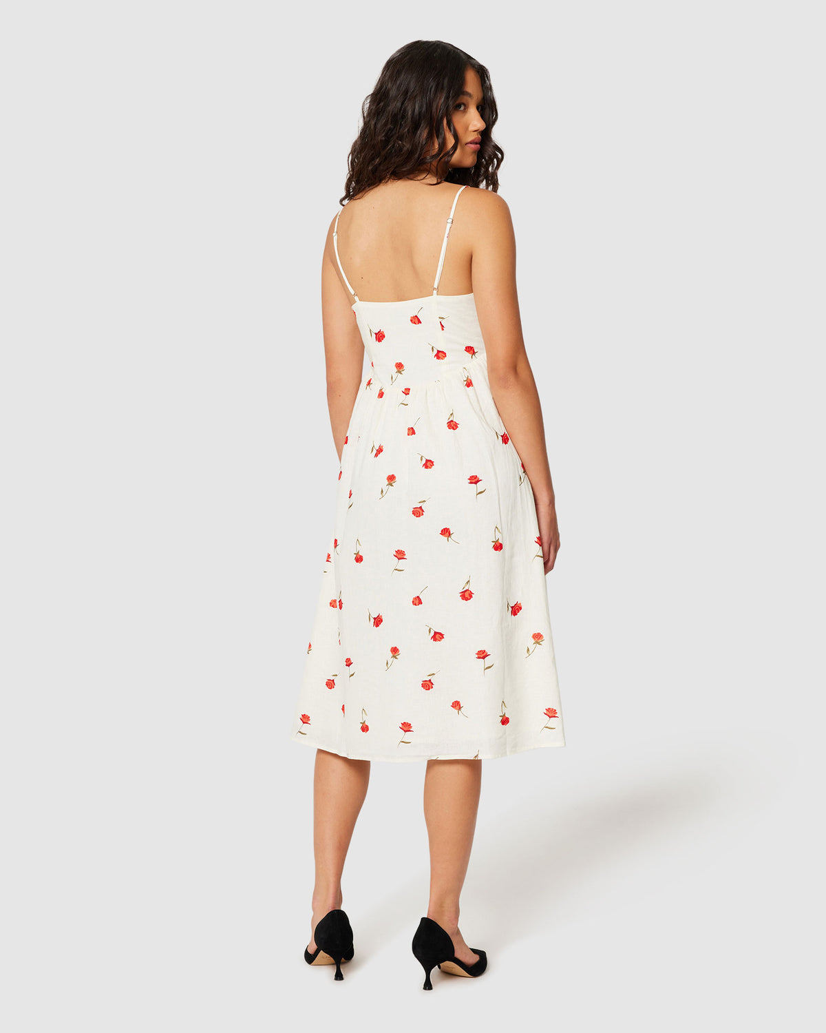 Strappy Leonie Dress WHITE