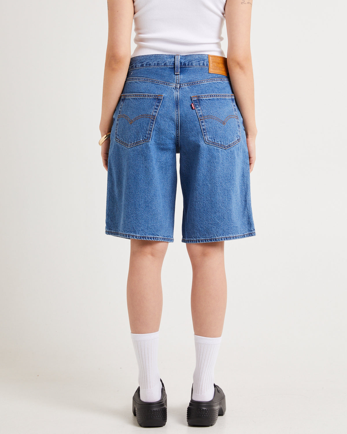 Baggy Dad Denim Jorts FOOLISH LOVE