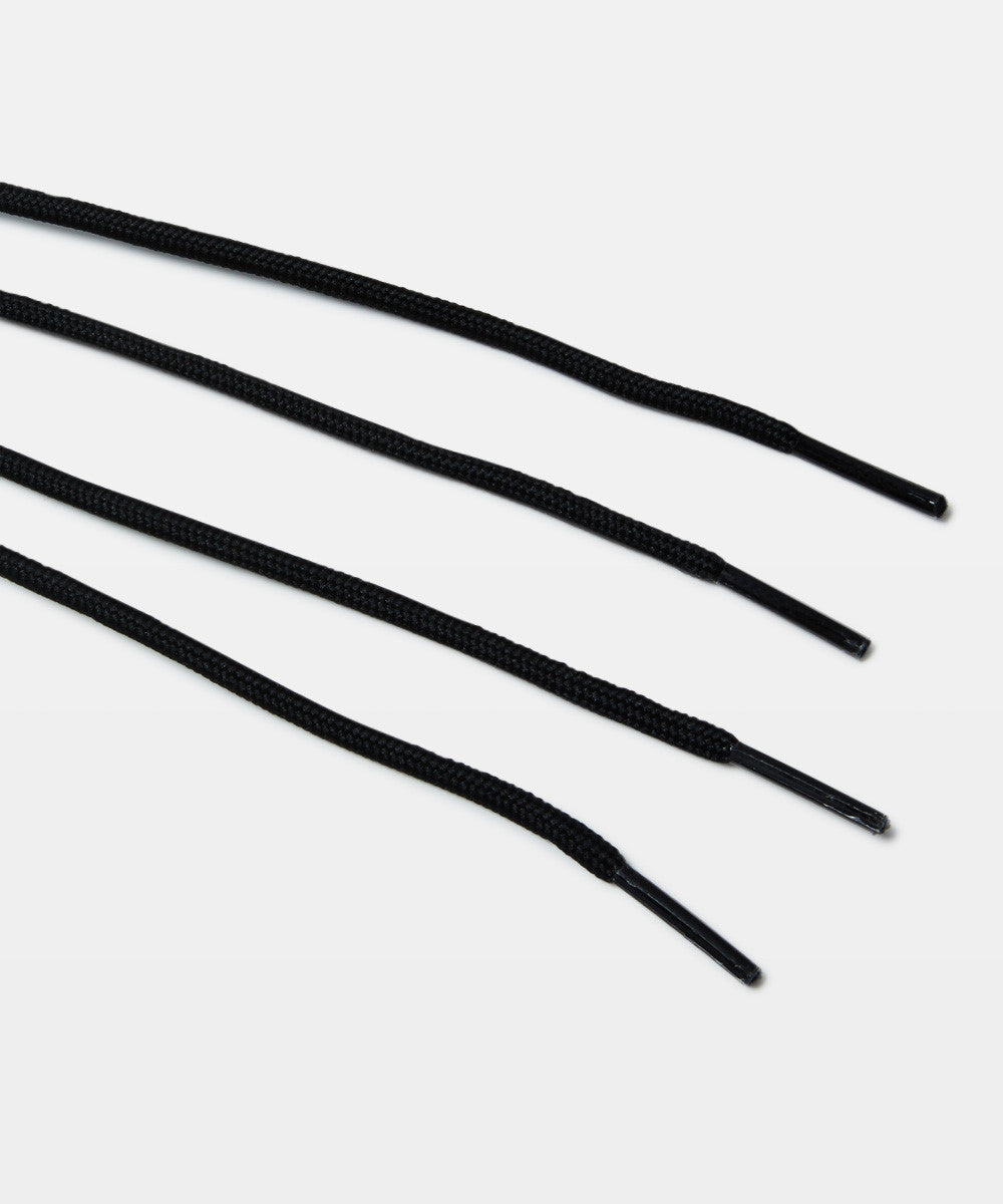 8-10 Eye (140cm) Round Laces - Black