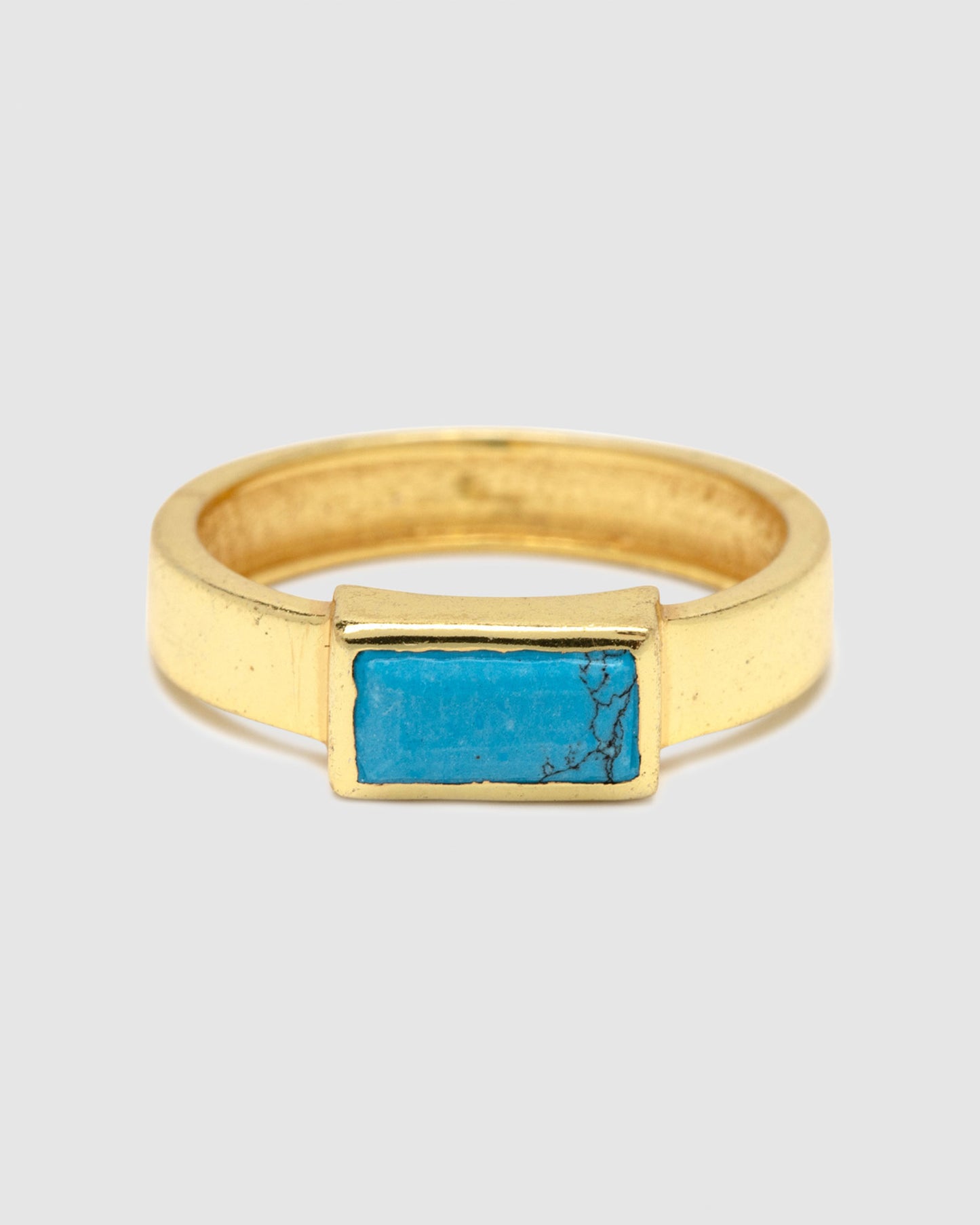 Tulum Turquoise Gold Ring