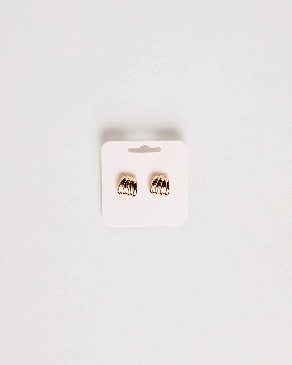 Bonjour Croissant Earings GOLD