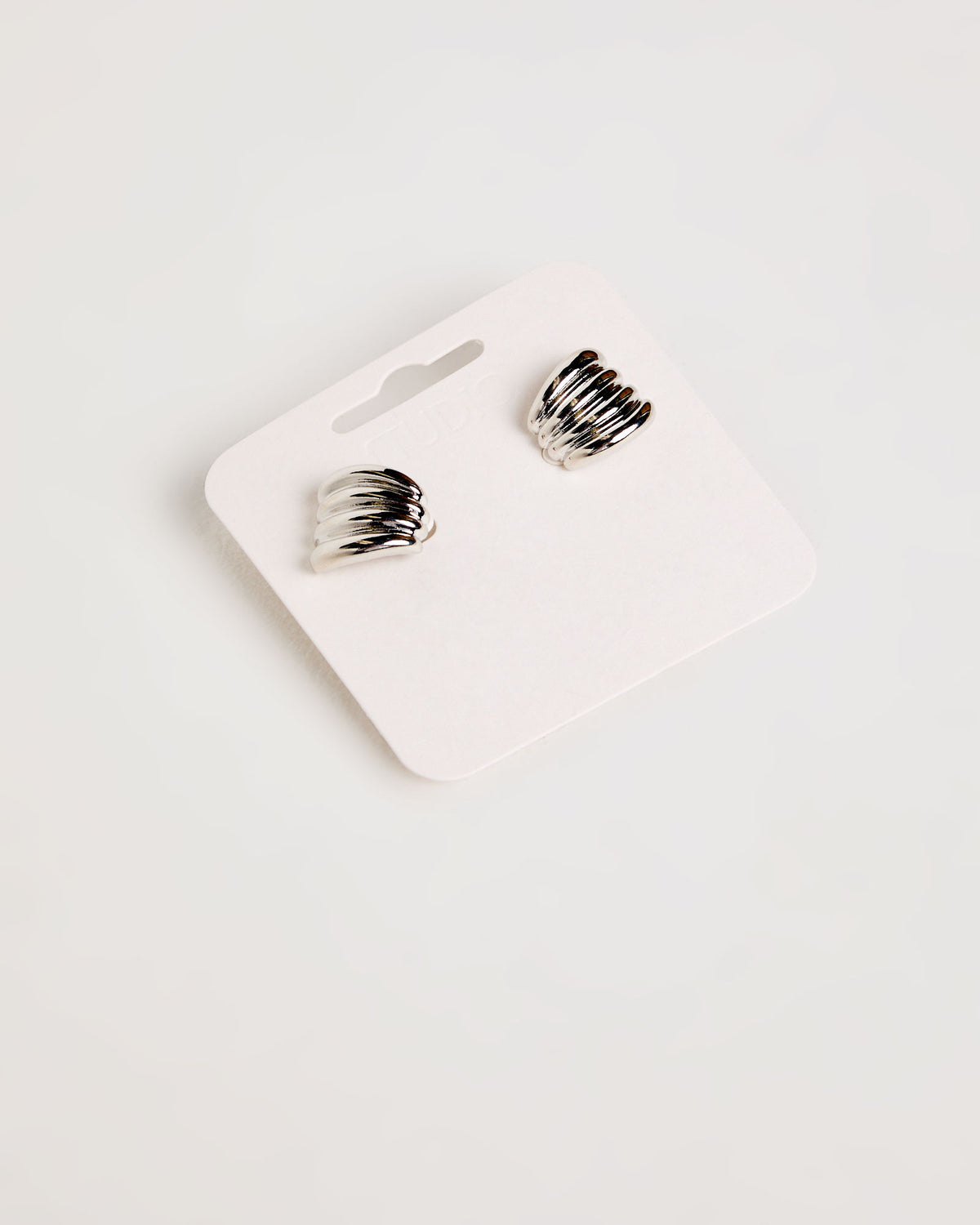 Bonjour Croissant Earings SILVER