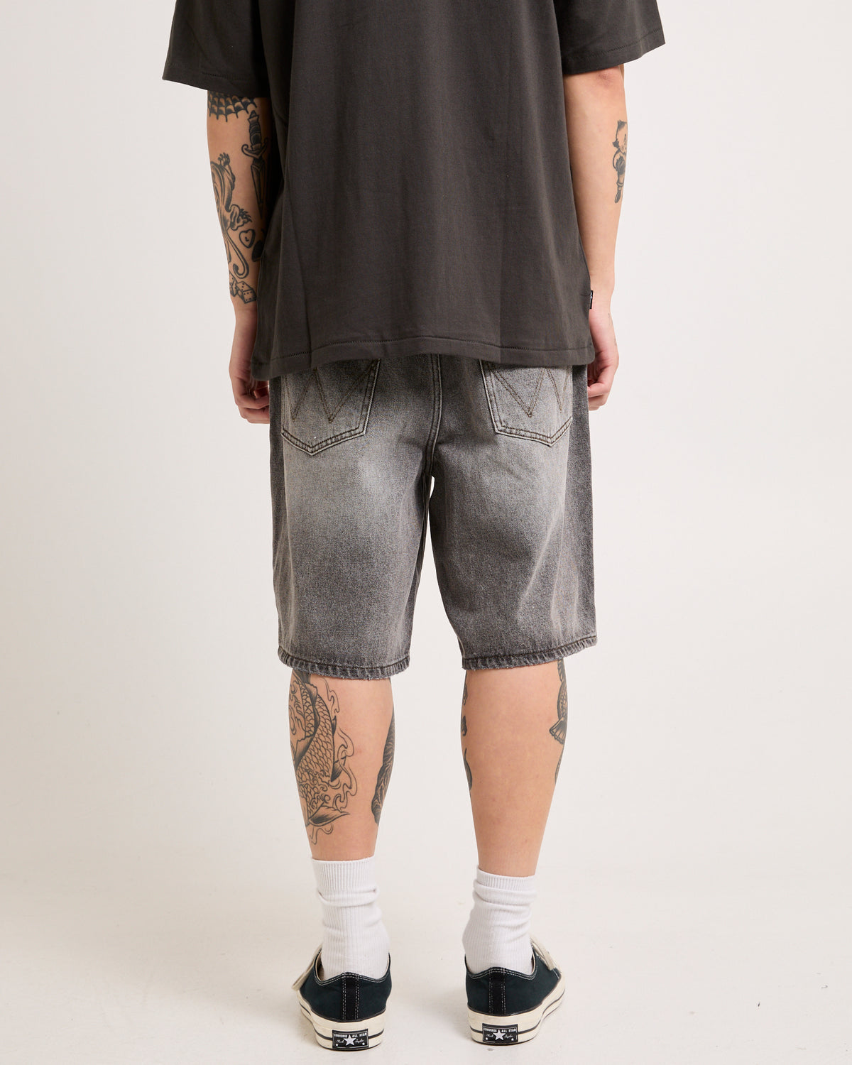 Steezy Relaxed Shorts TOP GREY