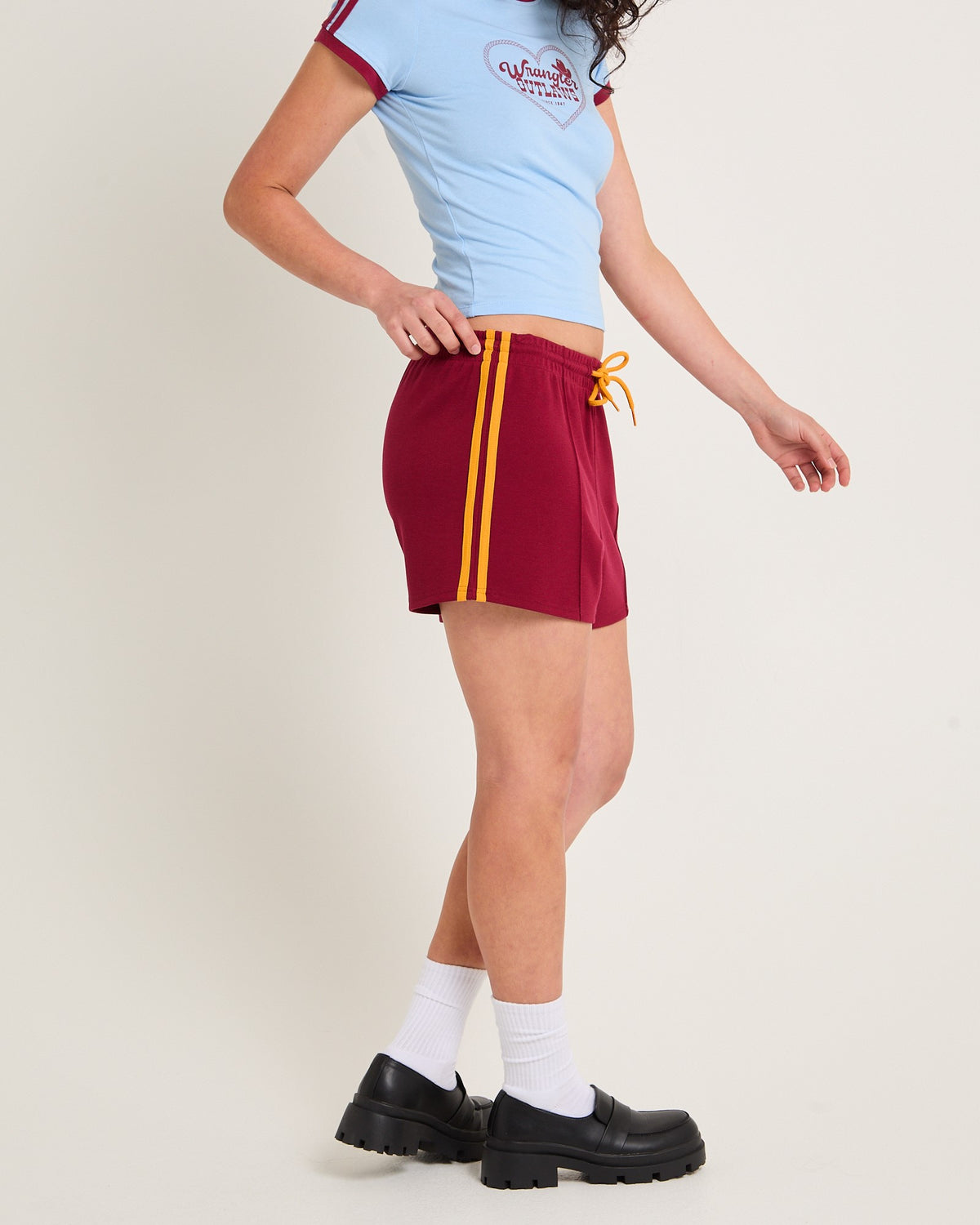 Runaways Shorts BURG/GOLD
