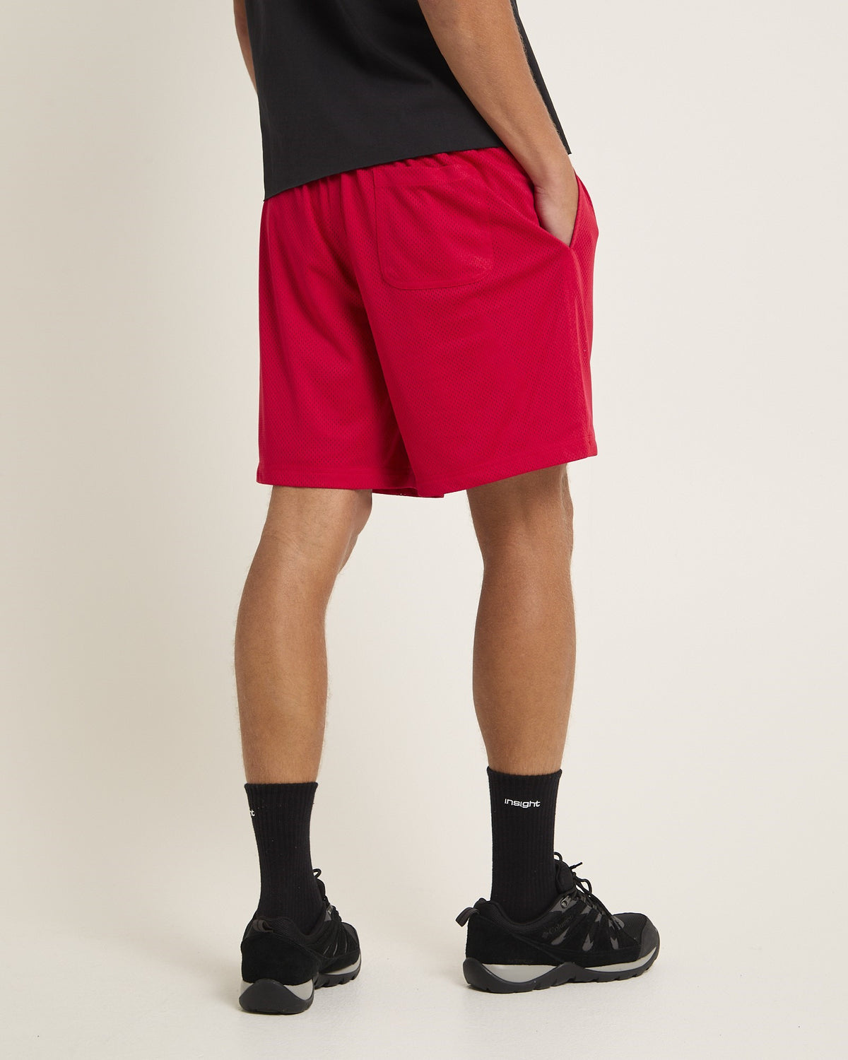 Melrose Mesh Shorts RED