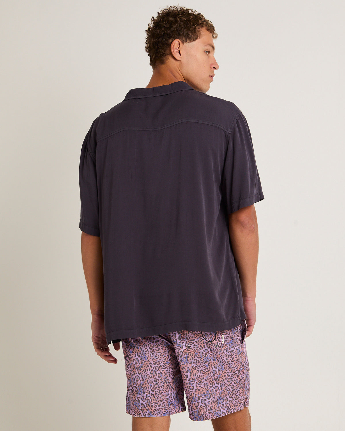 Reckoner Short Sleeve Resort Shirt DUSTY BLACK