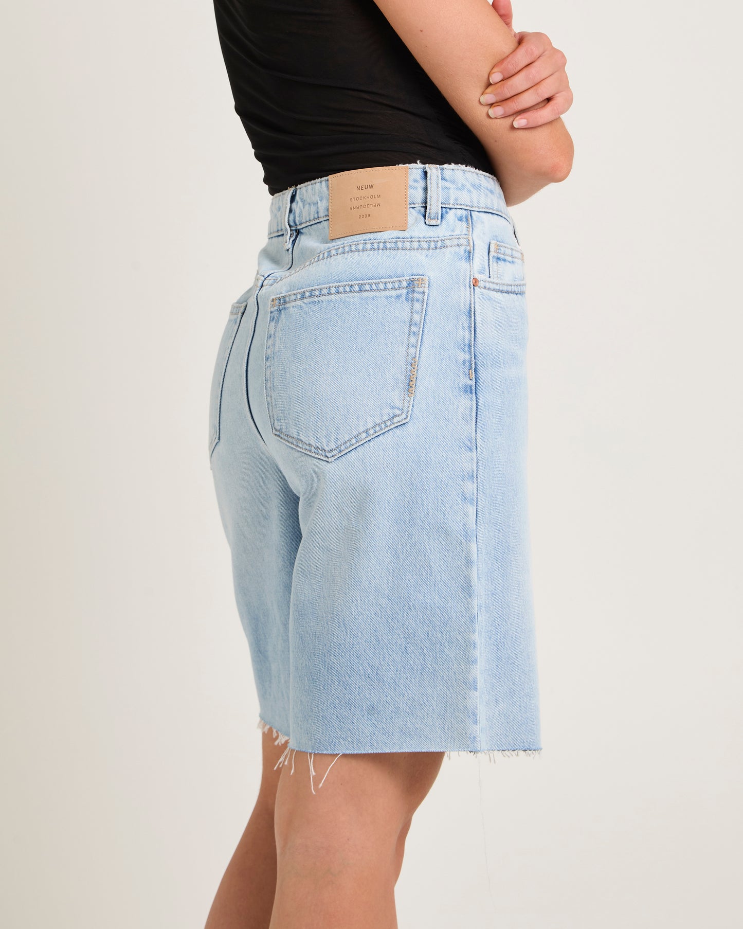 Phoebe Denim Shorts Jetlag
