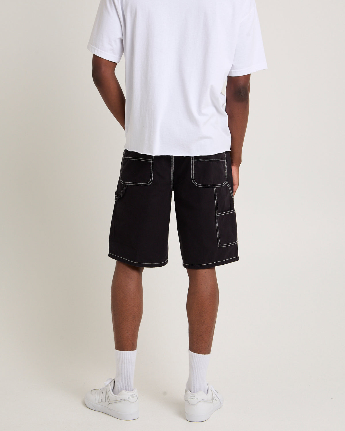 DX200 Canvas Shorts BLACK/WHITE