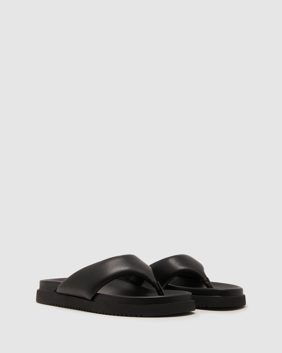 Radar Thong Sandals BLACK